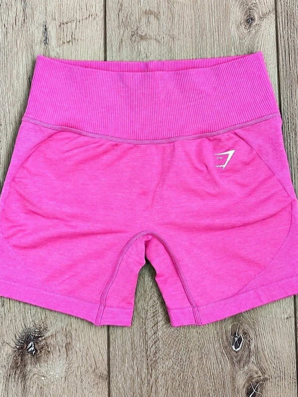 Gymshark Women’s Small Hot Pink Seamless High Waisted Workout Shorts
